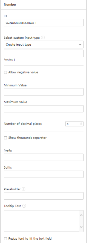 Number field properties